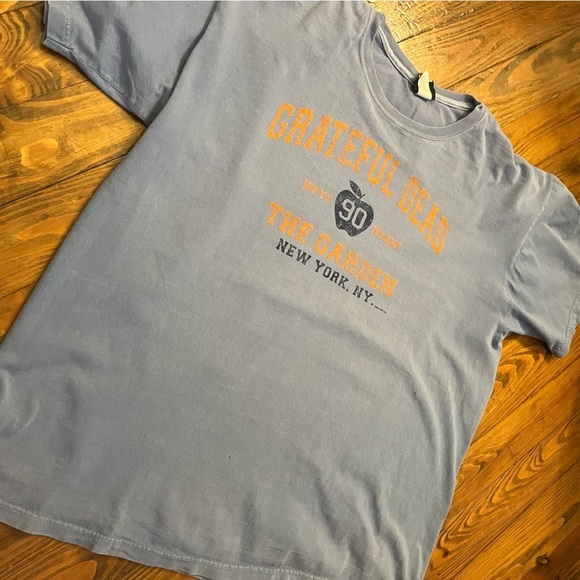 Luquid Blue Vtg Grateful Dead Ways 90 Means THE GARDEN NY Blue Size‎ XL - Picture 4 of 13